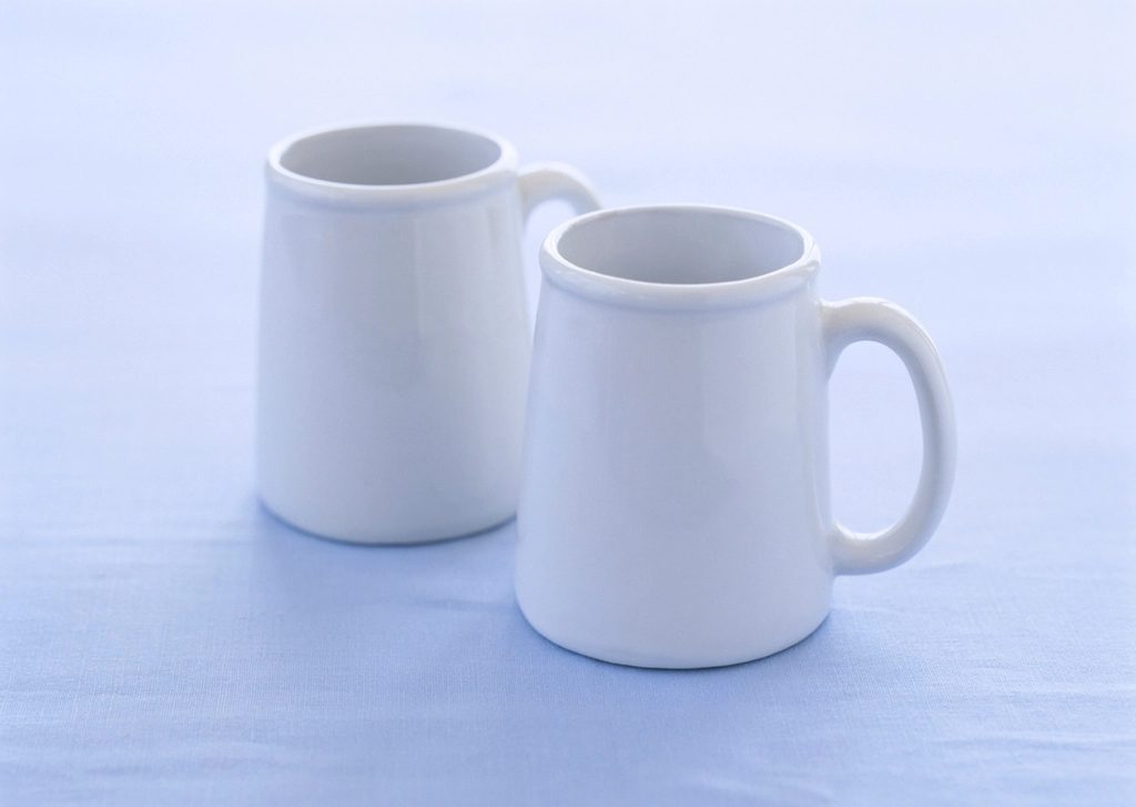 Pair of diner mugs